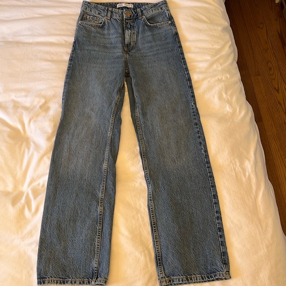 Zara wide leg jean, size 4 - Picture 1 of 6